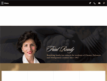 Tablet Screenshot of chestercountyfamilylaw.com